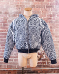 B&W Medallion Blanket Hoodie