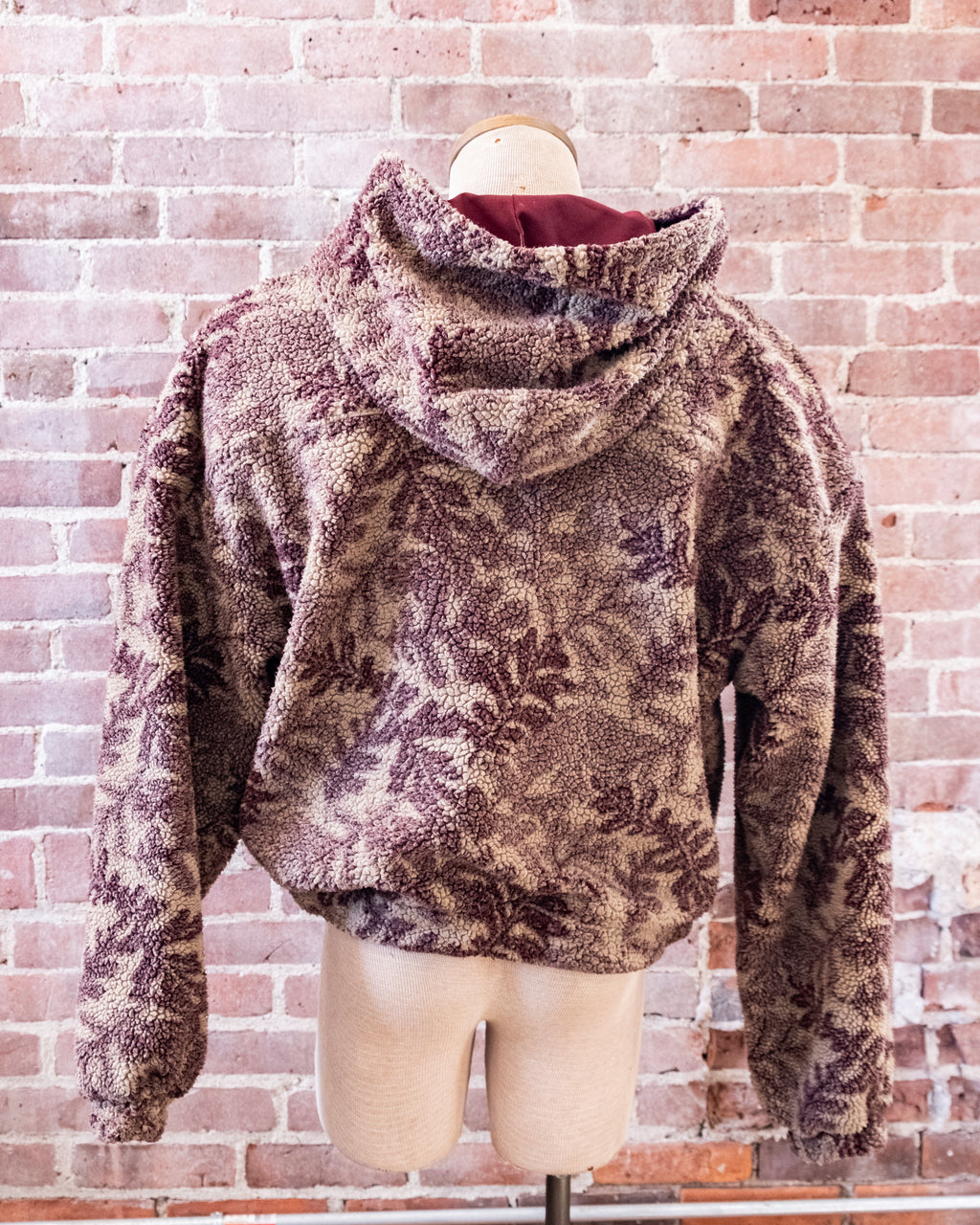 Fluffy Leaf Blanket Hoodie