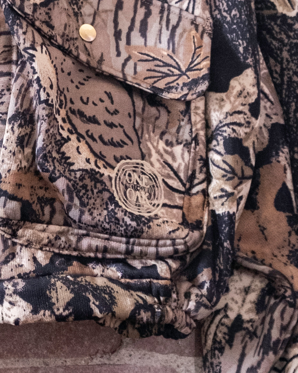 Camo Crop Puffy Bomber