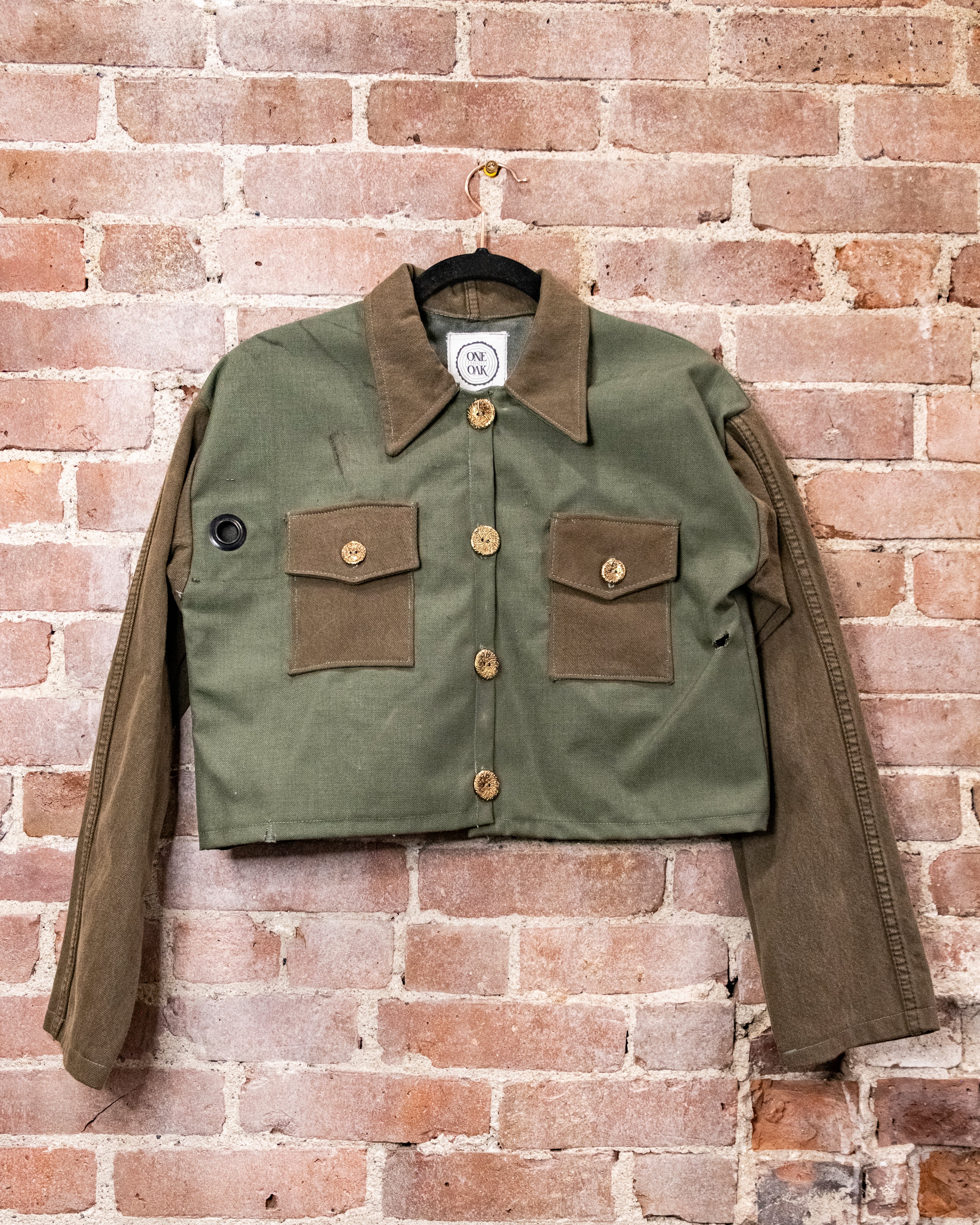 Crop Army Bag Jacket